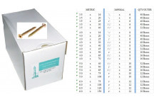 (Box 200) Pozi Screws (1 1/2\" x 10) Hardened Yellow Passivated