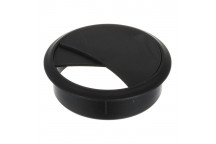 Riex EK72 Cable Outlet Round Plastic 70mm Black