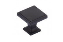 (HAN50C) FF13400 (29mm) Ines Square Knob Black