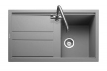 Topaz 1 Bowl 860x510 Sink - Concrete c/w waste