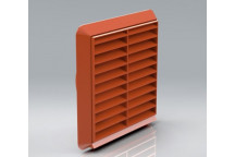 104 Vent Round Back Grill Front (Brown)