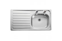 (0.6mm) Shallow Lexin 1 Bowl 2 Taphole LHD 950*508 Sink (No Waste)