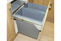 Antricite 90 ltr Pull Out Waste Bin (2 Buckets) 600mm (SOFT CLOSE)