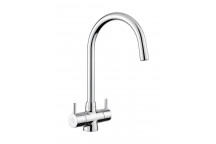 Aqualuxe Dual Lever Tap Chrome