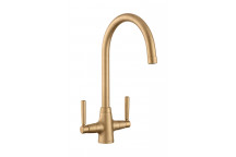 Aquasense Dual Lever Tap Satin Bronze