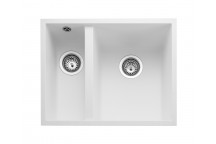 Oridian Undermount 1.5 Bowl 560x440 Sink - ARCTIC WHITE c/w waste