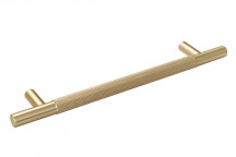 (HAN15G) 95634 160mm - SBP Knurled \'D\' Handle (Satin Brass)