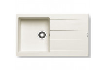 Athlos Snow 1B 1D Pyragranite Sink c/w Waste