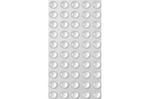 (Card 50) Stick-on Door Buffers 10mm x 3mm