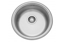 450 Diameter Round Bowl inset SS sink (no waste)