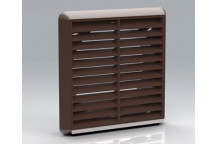 275 Round Back Grill Vent (Brown) 6inch
