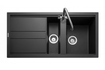 Topaz 1.5 Bowl 1000x510 Sink - Charcoal c/w waste