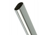 (30mm x 15mm) x 3MTR Chrome Plated Oval Tube