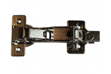 165 Degree Soft Closing Hinge c/w Adjustable Clip-on Plate