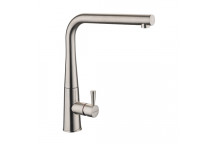 Conical Single Lever Monobloc Tap - Brushed Chrome