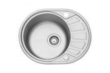 CPTRD580 Compact Round Bowl S/S 580x450 1 Bowl Sink(No waste)