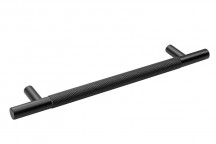 (HAN15F) 95632 160mm - BLK Knurled \'D\' Handle (Matt Black)