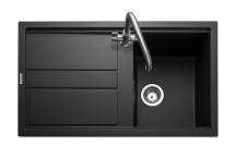 Topaz 1 Bowl 860x510 Sink - Charcoal c/w waste