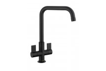 Aquaquad Dual Lever Tap - Matt Black