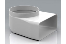 606 Flat To Round Bend (White)