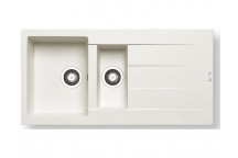 Athlos Snow 11/2 Pyragranite Sink c/w Waste