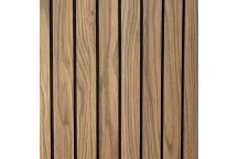 2440 x 1220 x 18mm Roble Cooper GROOVED Black Core MDF