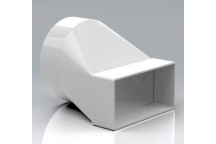 070 Round to Flat Adapter (White)