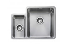 QUAD 3416L Undermount / Inset Square 1.3 Bowl 580x450 LH c/w waste kit