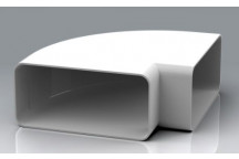 605 Flat Horizontal Bend (White)