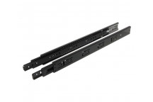 18\" Black Drawer Runner 35kg Soft Close Full Extension