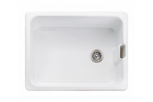 Primrose 595x455 1.0B Ceramic Sink White (NO Waste kit WKIT13)