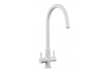 Igneous Dual Lever Tap - Arctic White