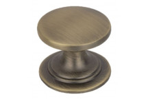 (HAN15I)FF11300 (40mm) Antique Brass Round Knob
