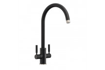 Intense Dual Lever Tap Matt Black