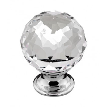 (HAN8E) FF49035CH Clarity Knob Chrome/ Crystal