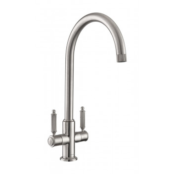 Hemlock Dual Lever Tap Brushed Nickel
