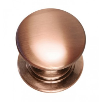 (HAN3E) FF11300 (40mm) Ant. Copper Round Knob