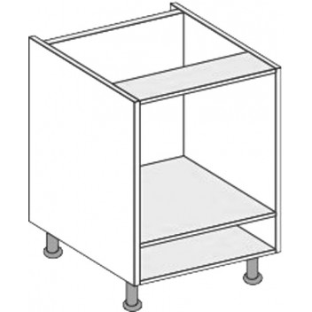 600 Under Oven Unit JHC Procab Kitchen Carcass White