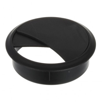 Riex EK72 Cable Outlet Round Plastic 70mm Black
