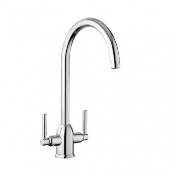 Parma Dual Lever Tap Chrome