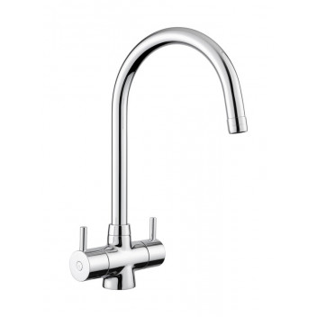 Aqualuxe Dual Lever Tap Chrome