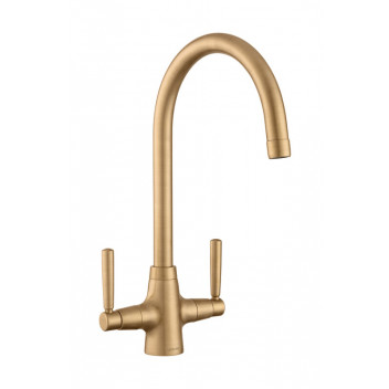 Aquasense Dual Lever Tap Satin Bronze