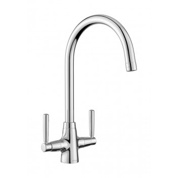 Aquasense Dual Lever Tap Chrome