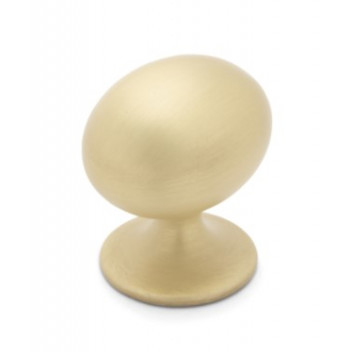 (HAN2F)FF13100 (33mm) Satin Brass Oval Knob