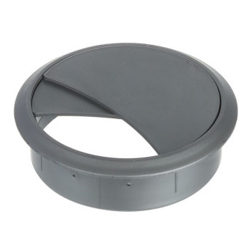 Riex EK72 Cable Outlet Round Plastic 70mm Silver
