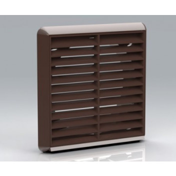 275 Round Back Grill Vent (Brown) 6inch