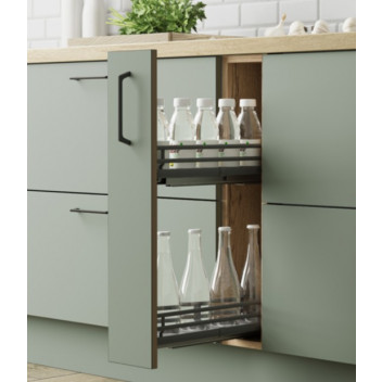 150mm Anthracite Base Pull Out Unit