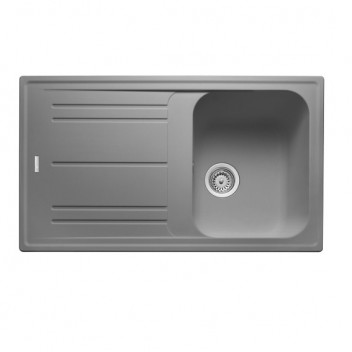 NOVA 860x500 1.0B Sink Grey c/w waste kit