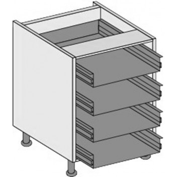 800 Multi - Drawer Unit JHC Procab Kitchen Carcass Grey Linen