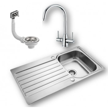 Special Offer - Atlanta Single Bowl with WAST09 & Davenport Taps